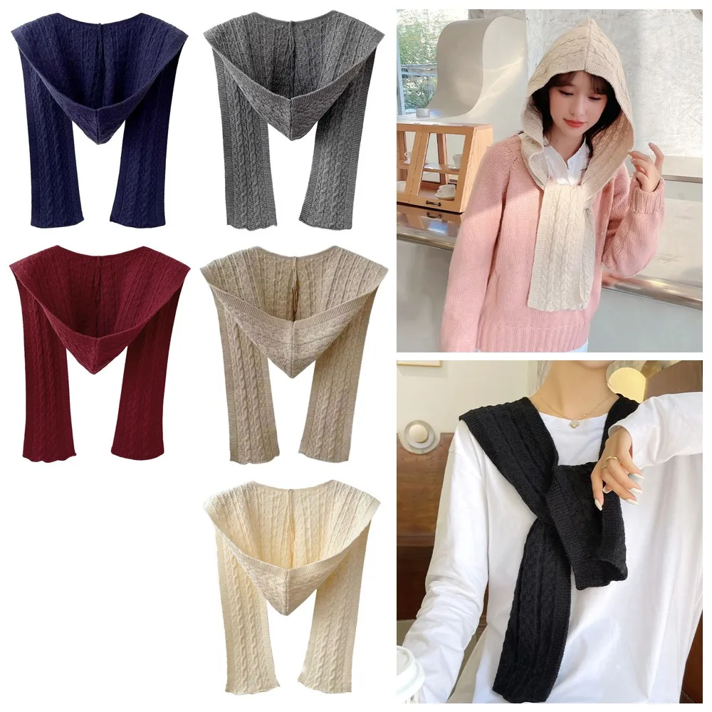 All-match Fashion Knitted Scarves Casual Cozy Ponchos Shawl Warm Hooded Shawl Autumn Spring
All-match Fashion Knitted Scarves Casual Cozy Ponchos Shawl Warm Hooded Shawl Autumn Spring