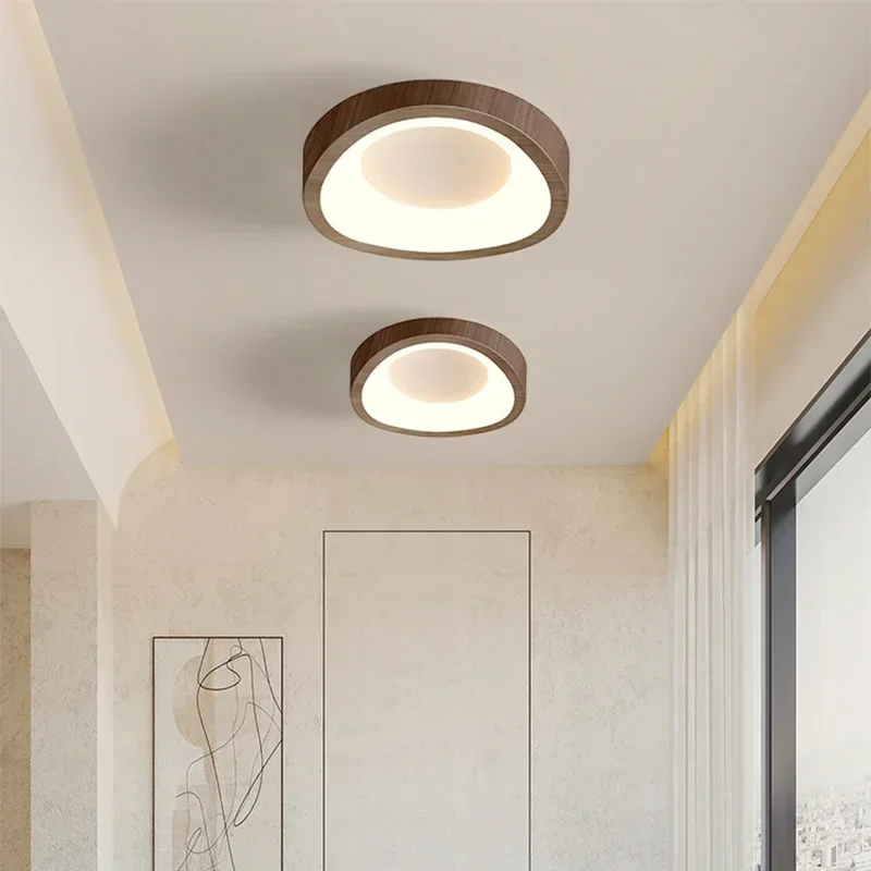 Nordic Creative Walnut Colored Ceiling Light Modern Minimalist Corridor Light, Entrance Foyer LED Indoor Decor Lighting Fixtures
Nordic Creative Walnut Colored Ceiling Light Modern Minimalist Corridor Light, Entrance Foyer LED Indoor Decor Lighting Fixtures
