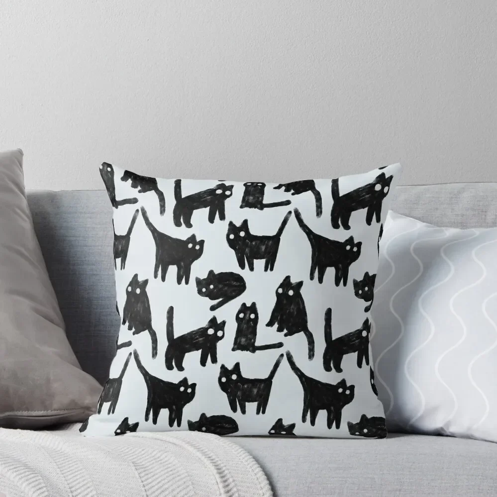 Gouache black cats pattern. Throw Pillow christmas cushions covers Cushions Home Decor Pillow
Gouache black cats pattern. Throw Pillow christmas cushions covers Cushions Home Decor Pillow