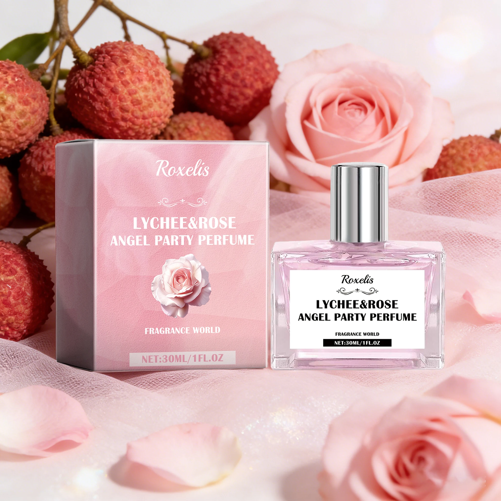 Парфюм-спрей 30 мл с ароматом личи и розы: натуральный, свежий, стойкий, уникальный, придающий очарование, для деловых встреч и свиданий
Парфюм-спрей 30 мл с ароматом личи и розы: натуральный, свежий, стойкий, уникальный, придающий очарование, для деловых встреч и свиданий