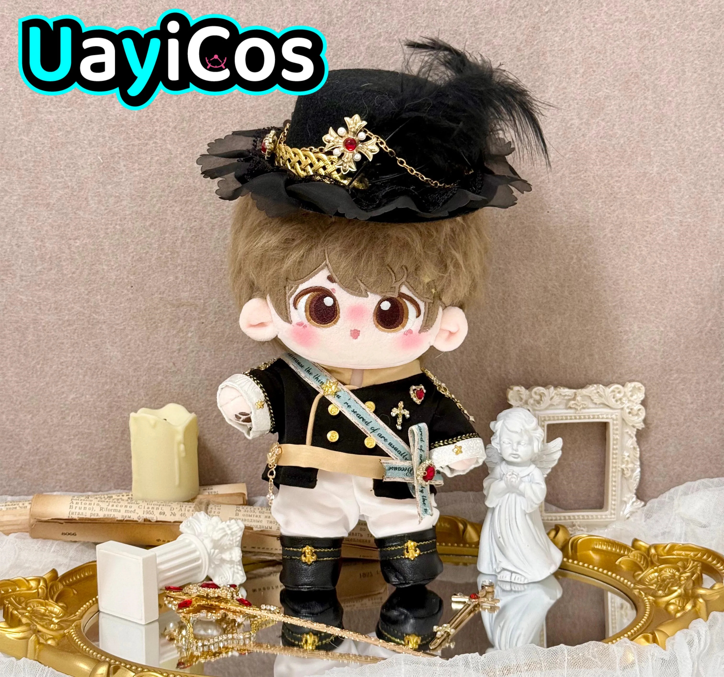 20cm Doll Clothes Coronation King Cloak Hat Crutch Sword Crown Coat Clothing Costume Suit Accessories Anime Game Toy Kids Gifts
20cm Doll Clothes Coronation King Cloak Hat Crutch Sword Crown Coat Clothing Costume Suit Accessories Anime Game Toy Kids Gifts