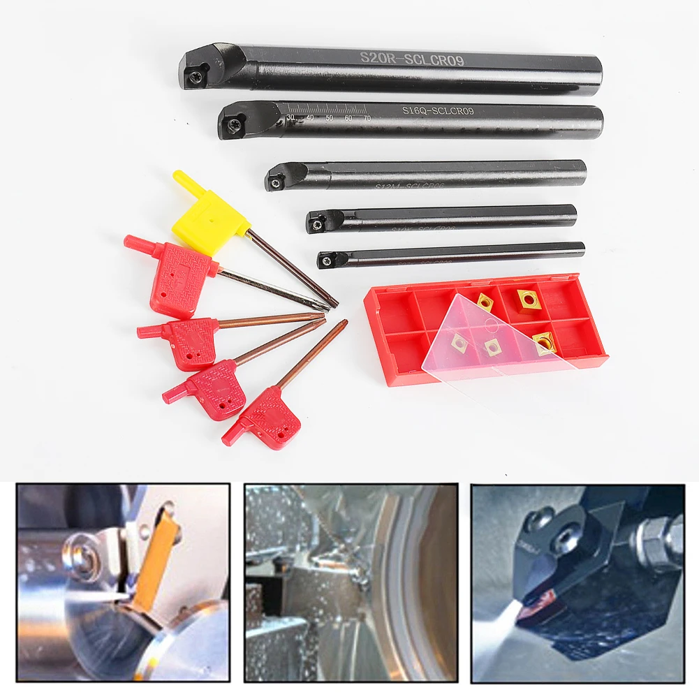 5pcs 7/10/12/16/20mm SCLCR09 Turning Tool Boring Bar Holder Rt For CCMT Metalworking Tool Accessory In Stock Wholesale
5pcs 7/10/12/16/20mm SCLCR09 Turning Tool Boring Bar Holder Rt For CCMT Metalworking Tool Accessory In Stock Wholesale