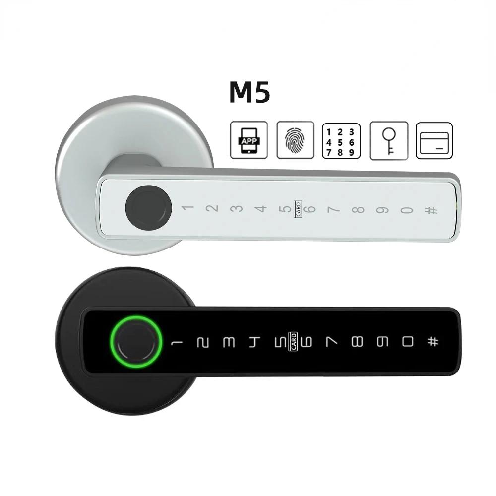 Fingerprint Door Lock Digital Electronic Lock with Password/Key/IC Card/ Smartlife/ Tuya APP Unlock Gym lock Bluetooth lock Lock
Fingerprint Door Lock Digital Electronic Lock with Password/Key/IC Card/ Smartlife/ Tuya APP Unlock Gym lock Bluetooth lock Lock