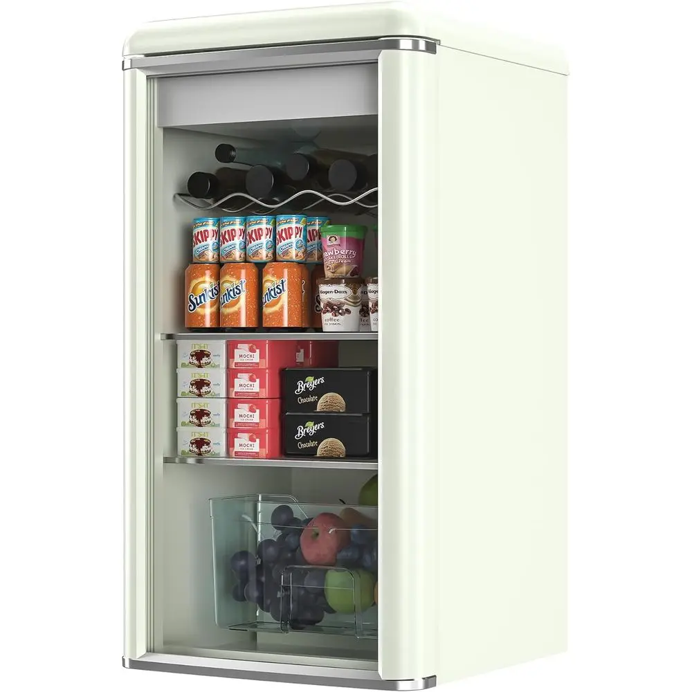 120-Can Capacity Beverage Refrigerator with Glass Door for Soda, Wine, and Ice - Adjustable Shelves
120-Can Capacity Beverage Refrigerator with Glass Door for Soda, Wine, and Ice - Adjustable Shelves