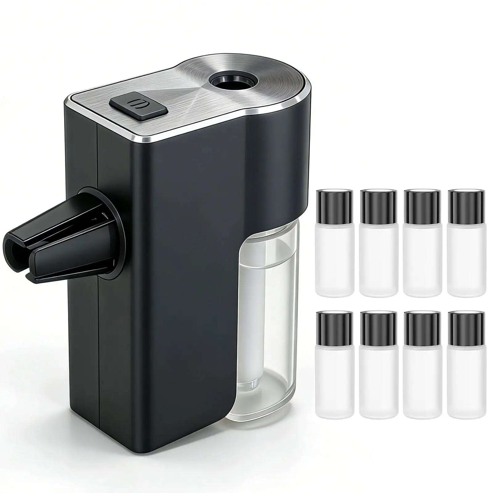 Smart 3-Speed Adjustable Car Air Freshener Diffuser With 8x10ml Essential Oils Rechargeable Vent Clip
Smart 3-Speed Adjustable Car Air Freshener Diffuser With 8x10ml Essential Oils Rechargeable Vent Clip