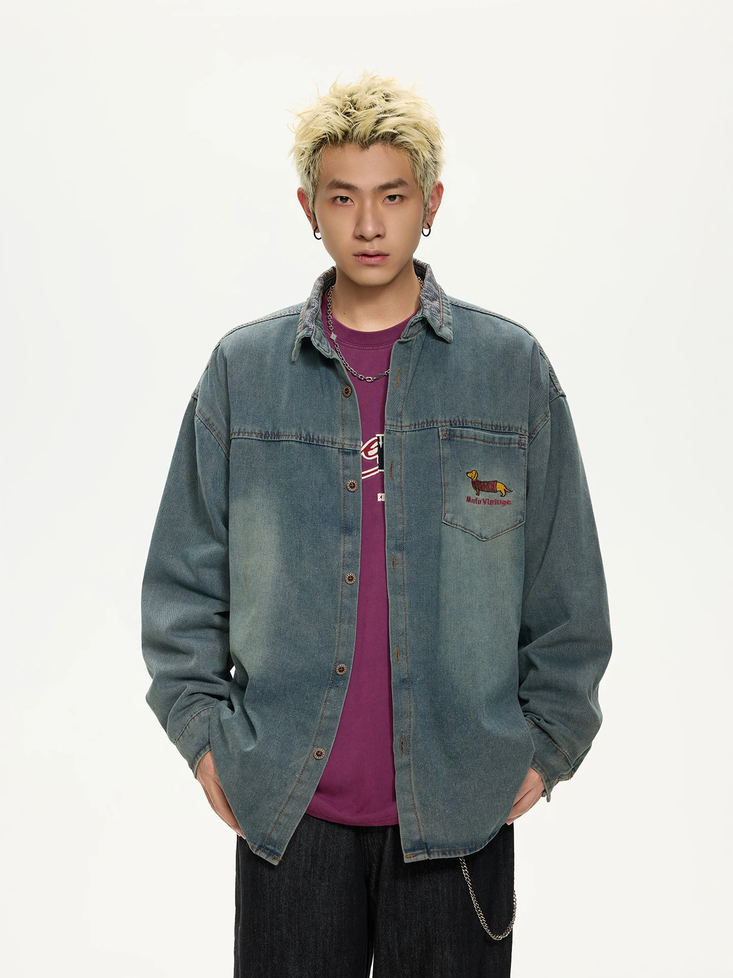 Мужские джинсовые джинсы Waed Jaet, весенне-осенние свободные длинные джинсы с отложным воротником в стиле ретро, американские джинсы Sle Jaet для подростков
Мужские джинсовые джинсы Waed Jaet, весенне-осенние свободные длинные джинсы с отложным воротником в стиле ретро, американские джинсы Sle Jaet для подростков