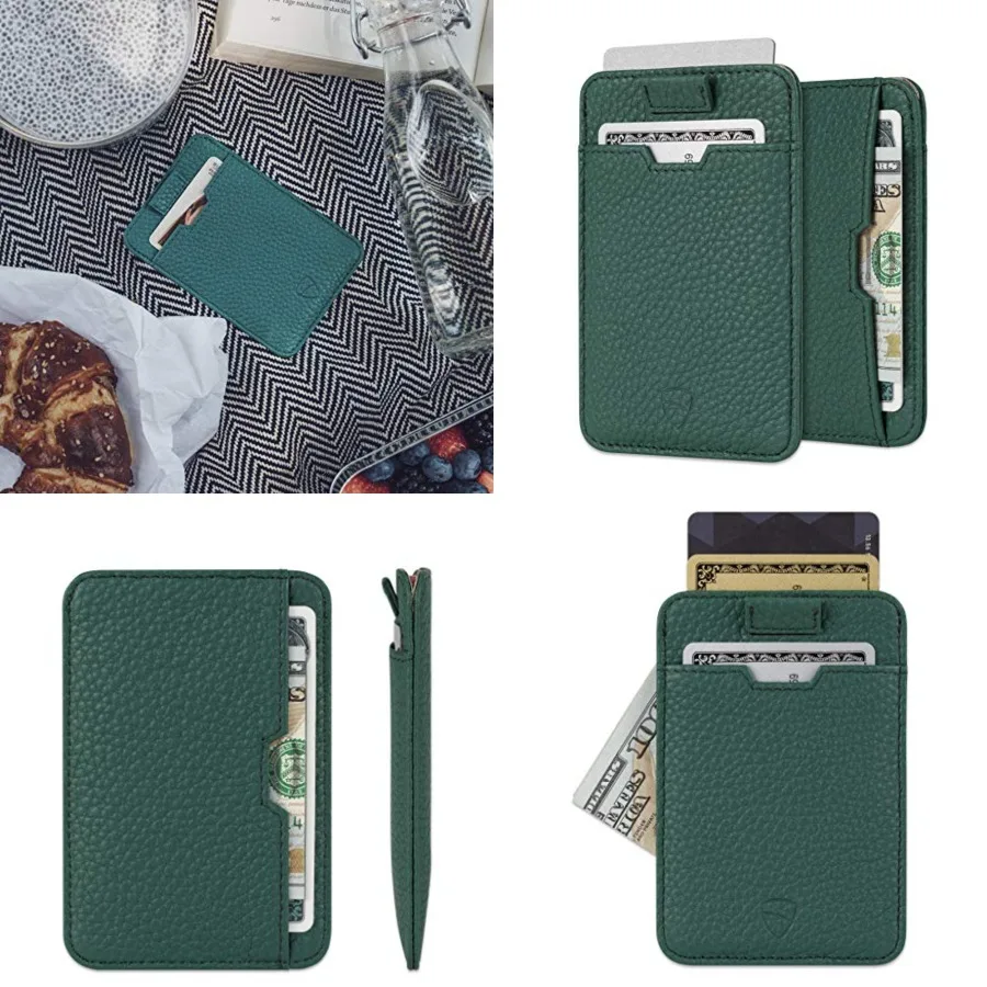 CHELSEA Mens RFID Blocking Slim Leather Card Wallet - Minimalist Front Pocket Cardholder
CHELSEA Mens RFID Blocking Slim Leather Card Wallet - Minimalist Front Pocket Cardholder
