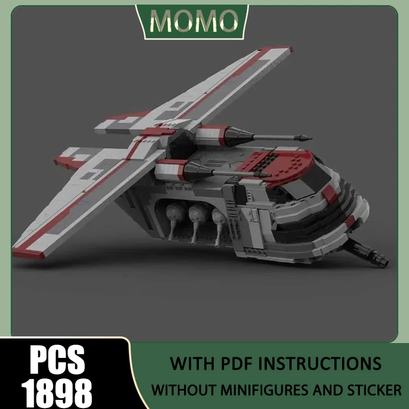 Star Movie Moc Building Bricks Republic Advanced Gunship Fighter Model Technology Blocks Gifts Christmas Toys DIY Assembly Toys
Star Movie Moc Building Bricks Republic Advanced Gunship Fighter Model Technology Blocks Gifts Christmas Toys DIY Assembly Toys