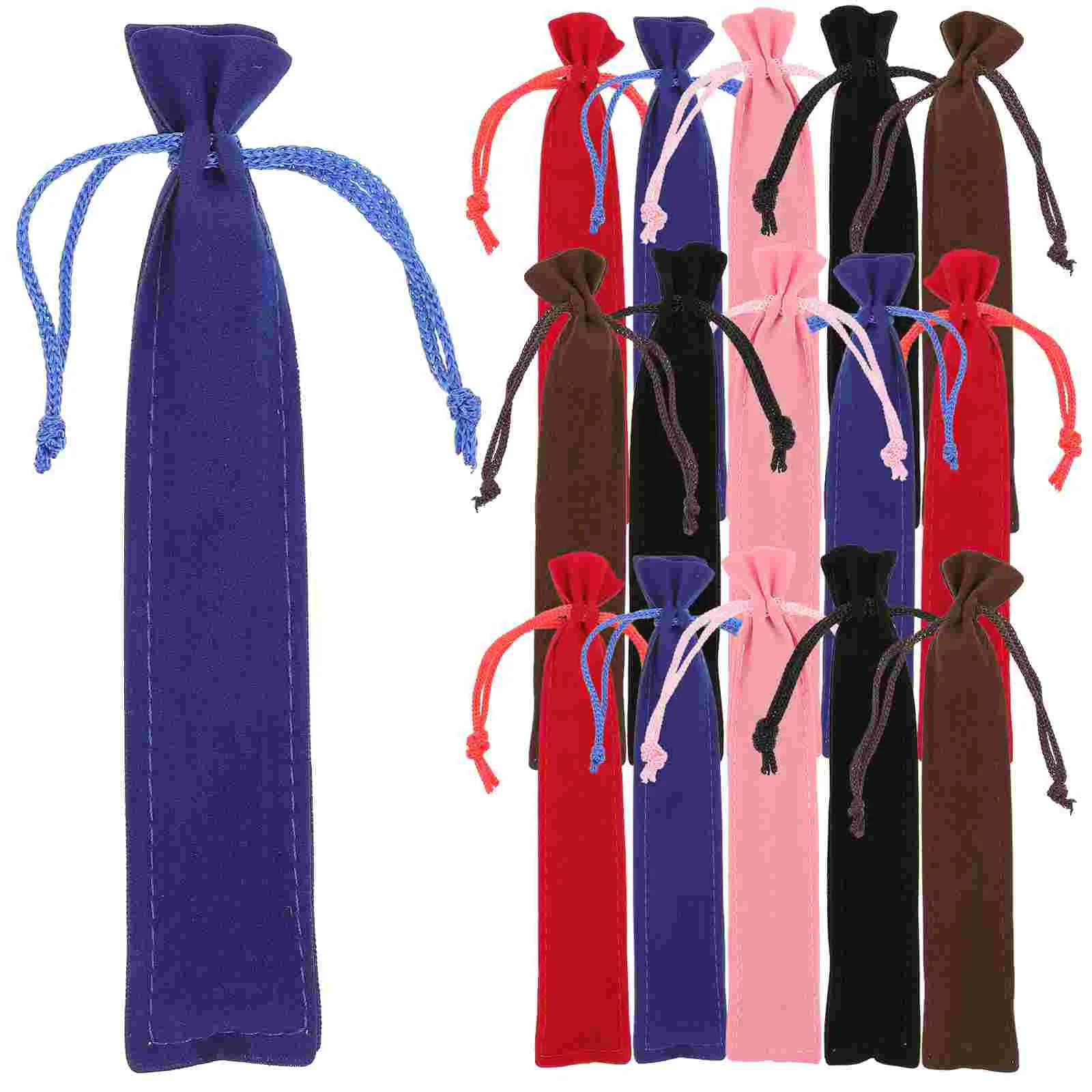 20pcs Pen Case Holder Flannel Pens Pouch Pen Protective Drawstring Sleeve Stationery Storage Bag Student Gift for Home Office Sc
20pcs Pen Case Holder Flannel Pens Pouch Pen Protective Drawstring Sleeve Stationery Storage Bag Student Gift for Home Office Sc