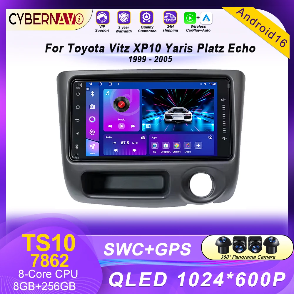 Car Radio For Toyota Vitz XP10 Yaris Platz Echo 1999 - 2005 Autoradio Multimedia Player Video Carplay Android Auto WIFI No 2din
Car Radio For Toyota Vitz XP10 Yaris Platz Echo 1999 - 2005 Autoradio Multimedia Player Video Carplay Android Auto WIFI No 2din