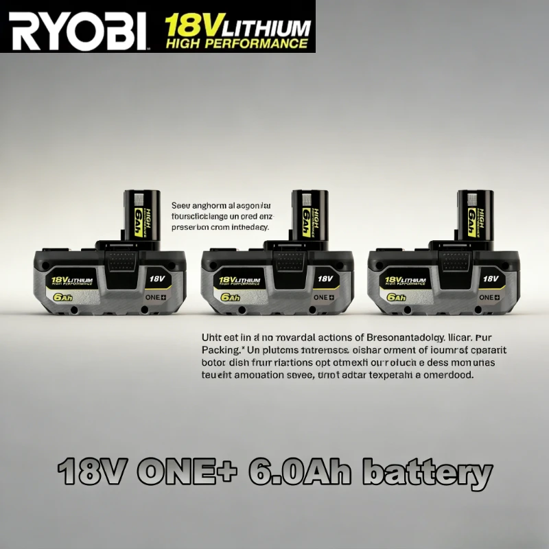 Ryobi ONE+ 18V 6.0Ah Lithium Battery For Ryobi ONE+ P108 P107 BPL1820 RB18L50 Cordless Electric Drill Screwdriver Battery
Ryobi ONE+ 18V 6.0Ah Lithium Battery For Ryobi ONE+ P108 P107 BPL1820 RB18L50 Cordless Electric Drill Screwdriver Battery