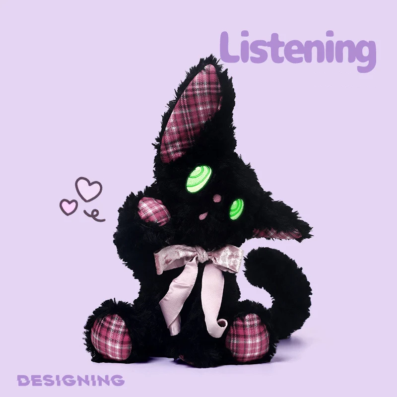 Cute Listening Cat Plush Doll Design Kawaii Kitten Cartoon Dopamine Present Super Soft Stuffed Animal Toy Huggable Gift for Girl
Cute Listening Cat Plush Doll Design Kawaii Kitten Cartoon Dopamine Present Super Soft Stuffed Animal Toy Huggable Gift for Girl
