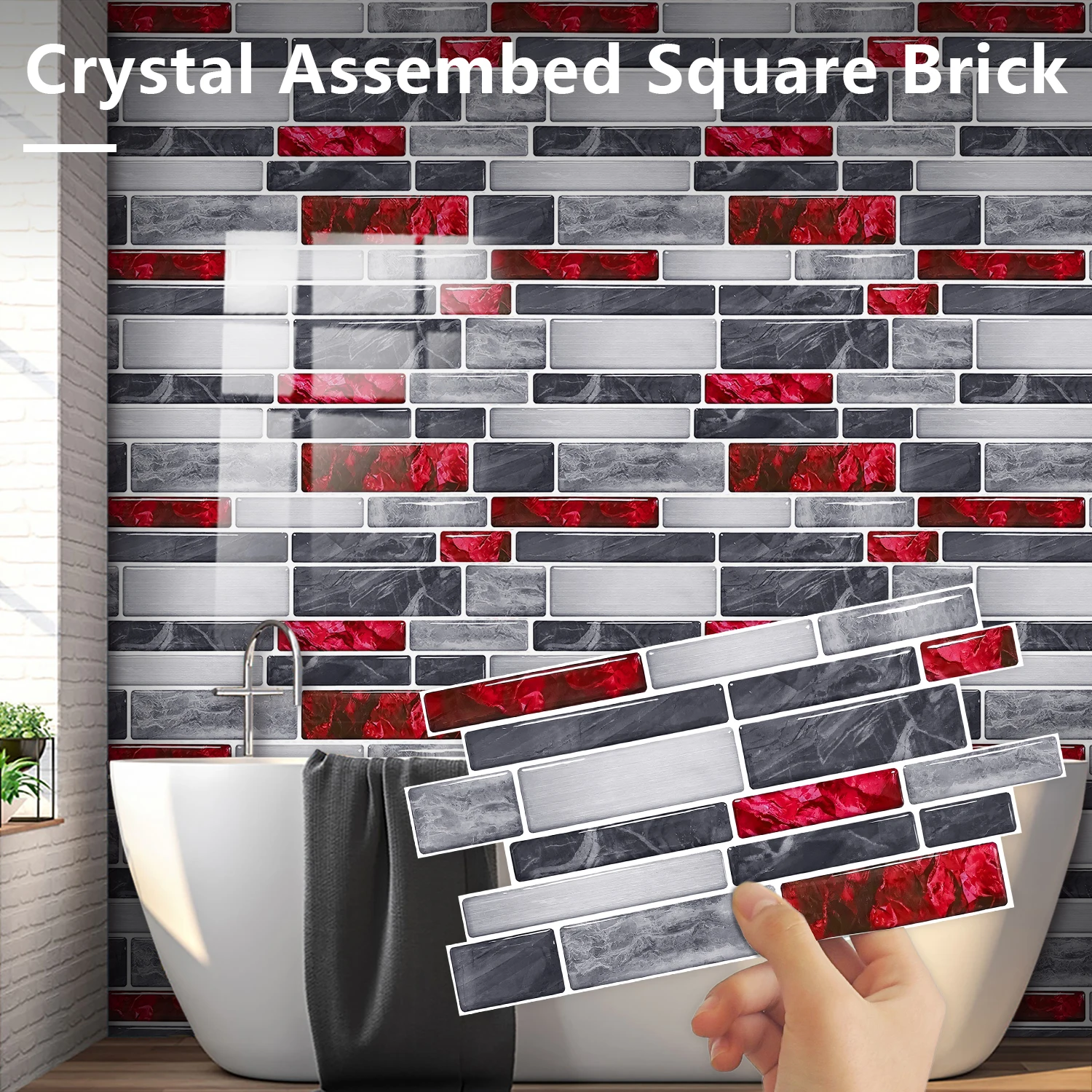 30PCS/SET Brick Pattern Marble Tile Stickers – Self-Adhesive, Waterproof – Peel & Stick for Kitchen, Sink, Walls
30PCS/SET Brick Pattern Marble Tile Stickers – Self-Adhesive, Waterproof – Peel & Stick for Kitchen, Sink, Walls
