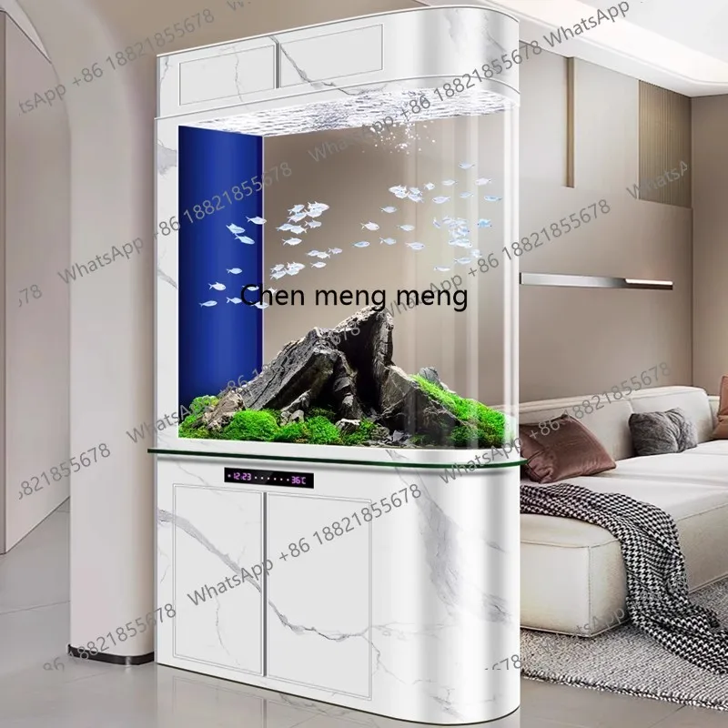 Large entrance screen partition living room new household fish tank integrated glass aquarium bottom filter
Large entrance screen partition living room new household fish tank integrated glass aquarium bottom filter