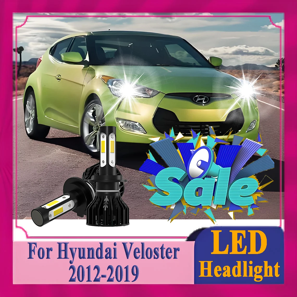 Car LED Headlight 6000K White COB Chips 20000LM H7 Low Beam Headlamp Super Bright For Hyundai Veloster 2012-2019 Plug and Play
Car LED Headlight 6000K White COB Chips 20000LM H7 Low Beam Headlamp Super Bright For Hyundai Veloster 2012-2019 Plug and Play