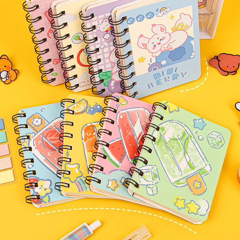 4BOOKS/SET Office Accessories Journals Diary Notebook Cartoon Coil Book Mini Portable Small Book Cute Children Gift Stationery
4BOOKS/SET Office Accessories Journals Diary Notebook Cartoon Coil Book Mini Portable Small Book Cute Children Gift Stationery