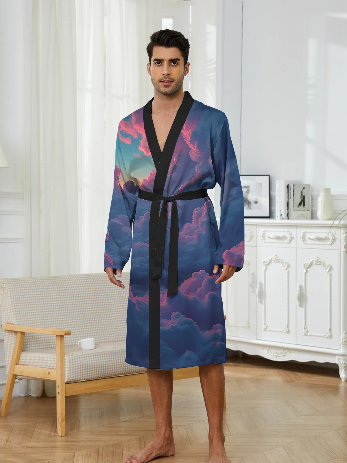 1pcs Men's Robes 2026 Spring/Summer 3D Printed Shower robe Funny pajamas Graphic Breathable Bathrobe Bathrobe man Sleepwear
1pcs Men's Robes 2026 Spring/Summer 3D Printed Shower robe Funny pajamas Graphic Breathable Bathrobe Bathrobe man Sleepwear