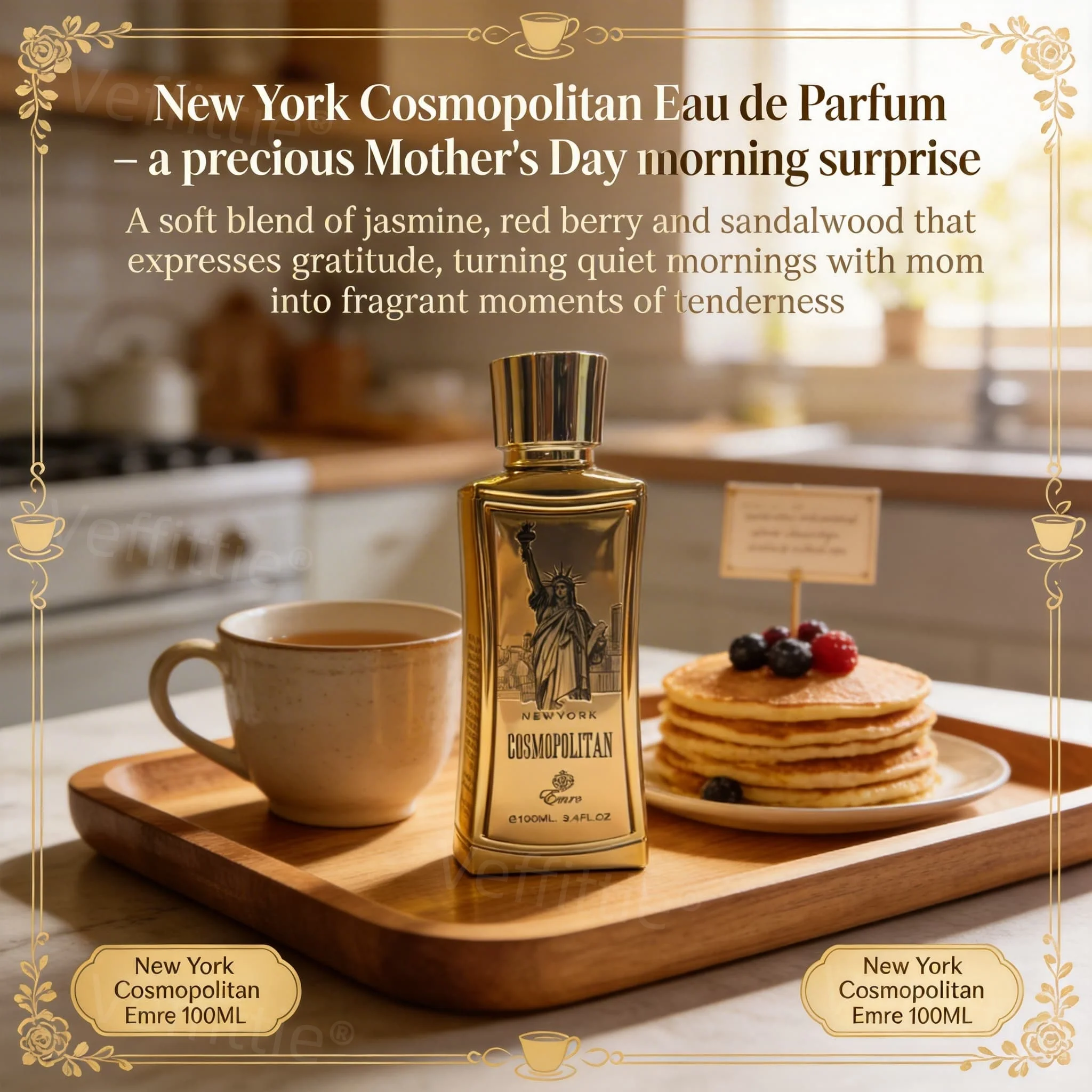 Brunch Casual Spicy Floral Cologne, coriander lavender opening, birch jasmine heart, vetiver oakmoss finish, all-day fresh scent
Brunch Casual Spicy Floral Cologne, coriander lavender opening, birch jasmine heart, vetiver oakmoss finish, all-day fresh scent