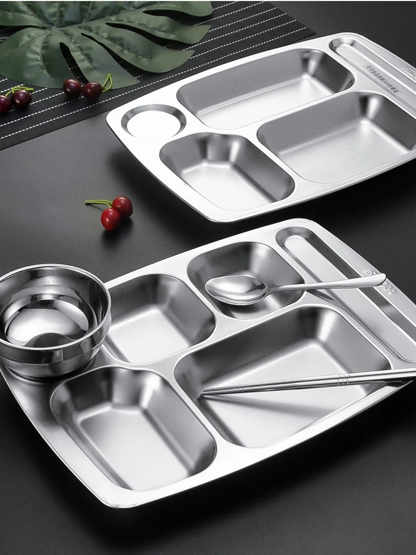 Thiened 304 Stainl Steel Carentalized Dinner Plate Deepened Large Size Resistant to Falling Fast Food Plate for Stu...
Thiened 304 Stainl Steel Carentalized Dinner Plate Deepened Large Size Resistant to Falling Fast Food Plate for Stu...