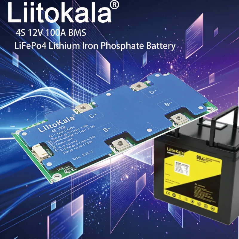 LiitoKala 4S 12V 100A BMS LiFePo4 Lithium Iron Phosphate Battery Protection Circuit Board with Balanced Charging for RC Models
LiitoKala 4S 12V 100A BMS LiFePo4 Lithium Iron Phosphate Battery Protection Circuit Board with Balanced Charging for RC Models
