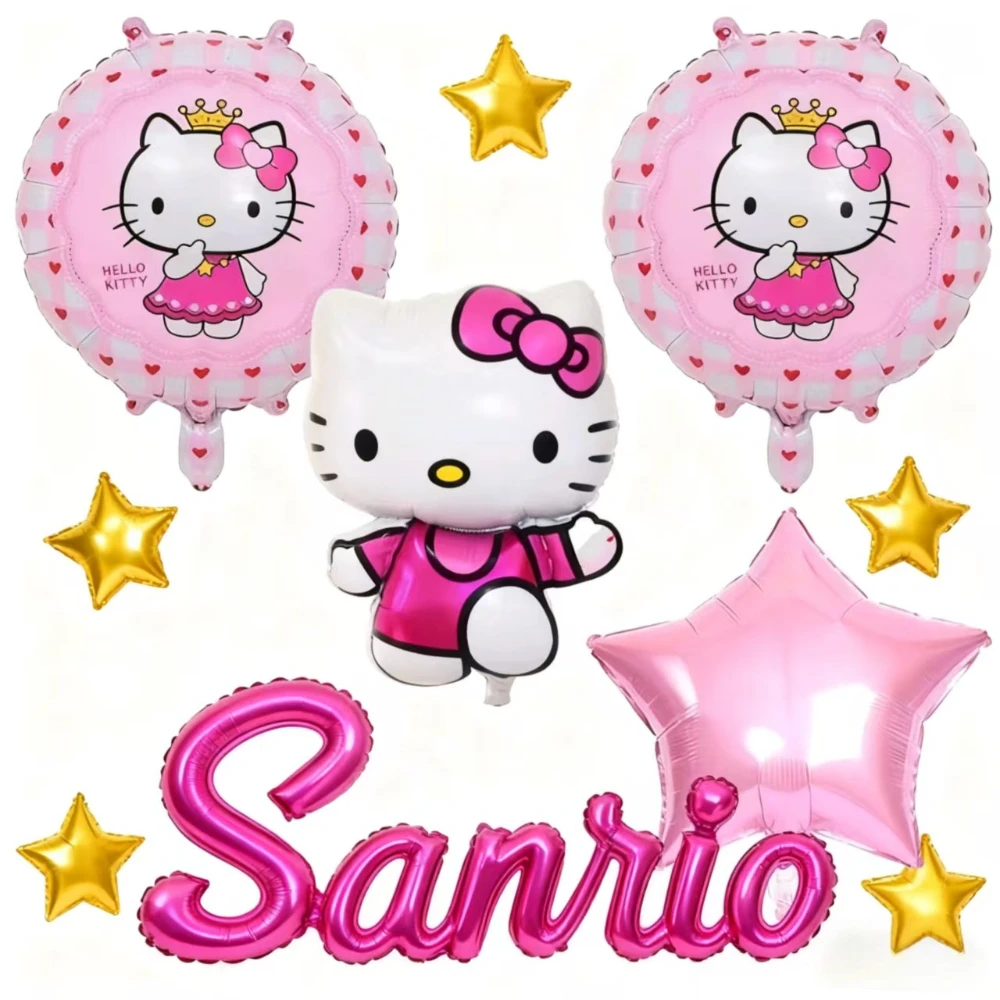 115 шт., набор воздушных шаров Kawaii Hello Kitty с героями мультфильмов, украшения для дня рождения, аксессуары для воздушных шаров, рождественские детские игрушки, подарки
115 шт., набор воздушных шаров Kawaii Hello Kitty с героями мультфильмов, украшения для дня рождения, аксессуары для воздушных шаров, рождественские детские игрушки, подарки