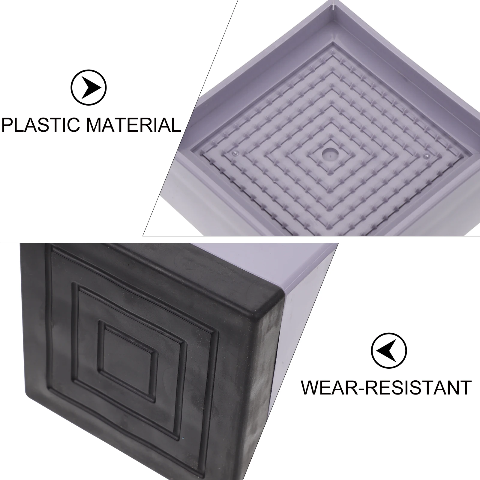 Furniture Pad Heavy Bed Heightening Cushion Duty Plastic Lifter Risers for Bed Sofa Table Chair Protect Floor Tile
Furniture Pad Heavy Bed Heightening Cushion Duty Plastic Lifter Risers for Bed Sofa Table Chair Protect Floor Tile