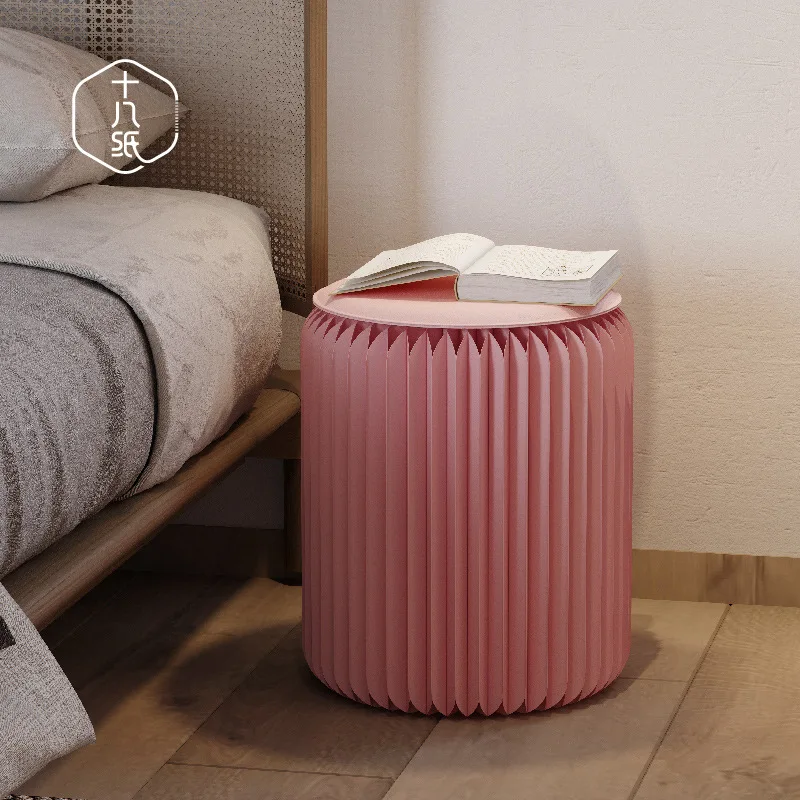 Eighteen Paper Small Bench Ins Stool Pink Folding Round Low Stool With Leather Pad Fashionable Coffee Table Internet Celebrity S
Eighteen Paper Small Bench Ins Stool Pink Folding Round Low Stool With Leather Pad Fashionable Coffee Table Internet Celebrity S