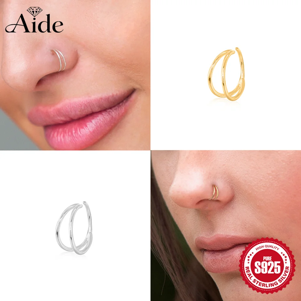 Серьга-кольцо AIDE из стерлингового серебра 925 пробы с глянцевым покрытием для пирсинга носа/хряща уха, для женщин, разных размеров, для вечеринок и на каждый день, подарок
Серьга-кольцо AIDE из стерлингового серебра 925 пробы с глянцевым покрытием для пирсинга носа/хряща уха, для женщин, разных размеров, для вечеринок и на каждый день, подарок
