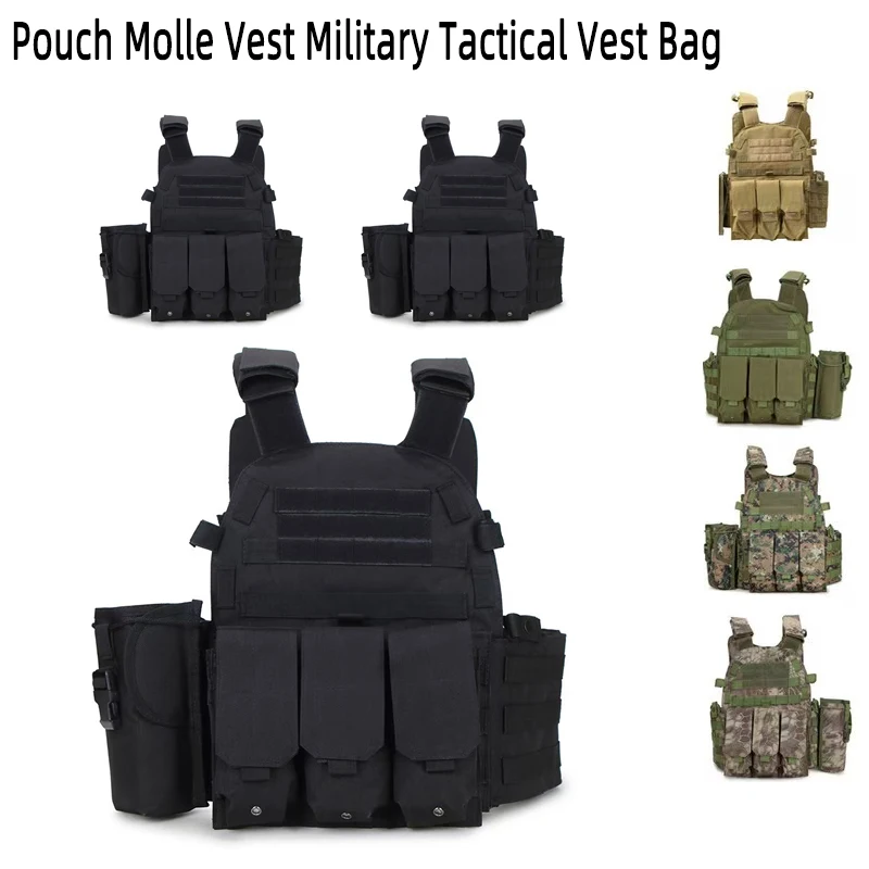 R Molle Tactical Vest Plate Carrier Military Combat Body Armor Hunting Wargame CS Airsoft Gear
R Molle Tactical Vest Plate Carrier Military Combat Body Armor Hunting Wargame CS Airsoft Gear