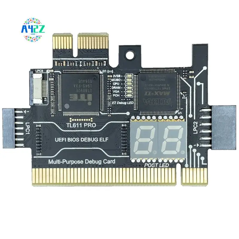 A42Z-TL611 PRO Diagnostic Card, Pcie Diagnostic Card For Desktop Pci Motherboards For Desktops And Laptops
A42Z-TL611 PRO Diagnostic Card, Pcie Diagnostic Card For Desktop Pci Motherboards For Desktops And Laptops