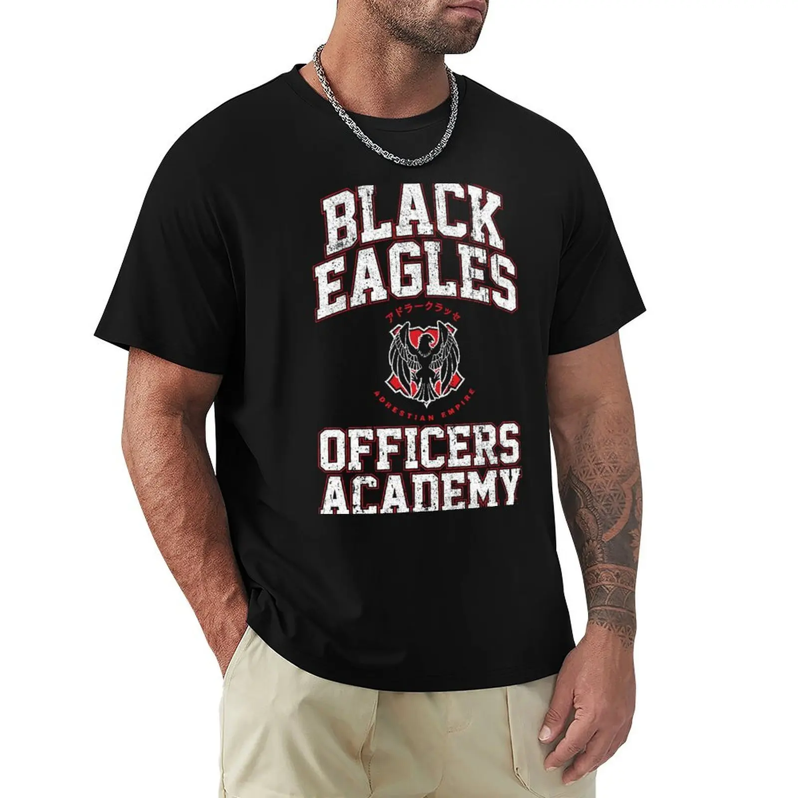 Black Eagles Officers Academy T-Shirt anime figures graphics Short sleeve tee men
Black Eagles Officers Academy T-Shirt anime figures graphics Short sleeve tee men