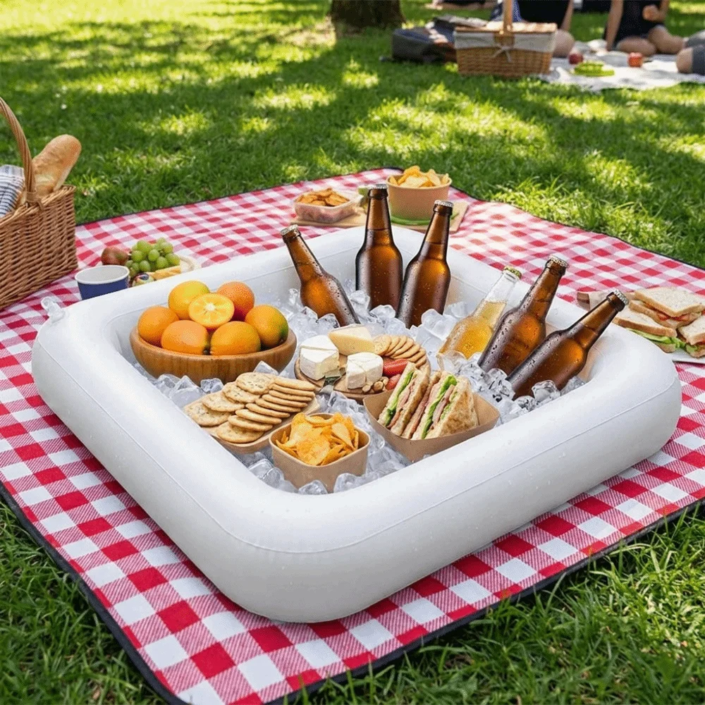 PVC Inflatable Serving Bar Multi-functional Portable Inflatable Floating Tray Lightweight Drink Tray Pool Float Tray Pool Party
PVC Inflatable Serving Bar Multi-functional Portable Inflatable Floating Tray Lightweight Drink Tray Pool Float Tray Pool Party