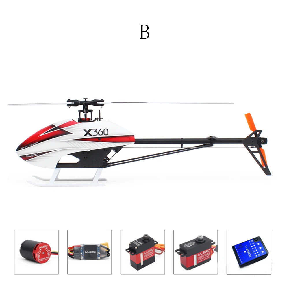 ALZRC Devil X360 FBL KIT RC Helicopter Empty Frame Kit 3D Aerobatic Flying Helicopter Framework For Professional RC Pilot
ALZRC Devil X360 FBL KIT RC Helicopter Empty Frame Kit 3D Aerobatic Flying Helicopter Framework For Professional RC Pilot