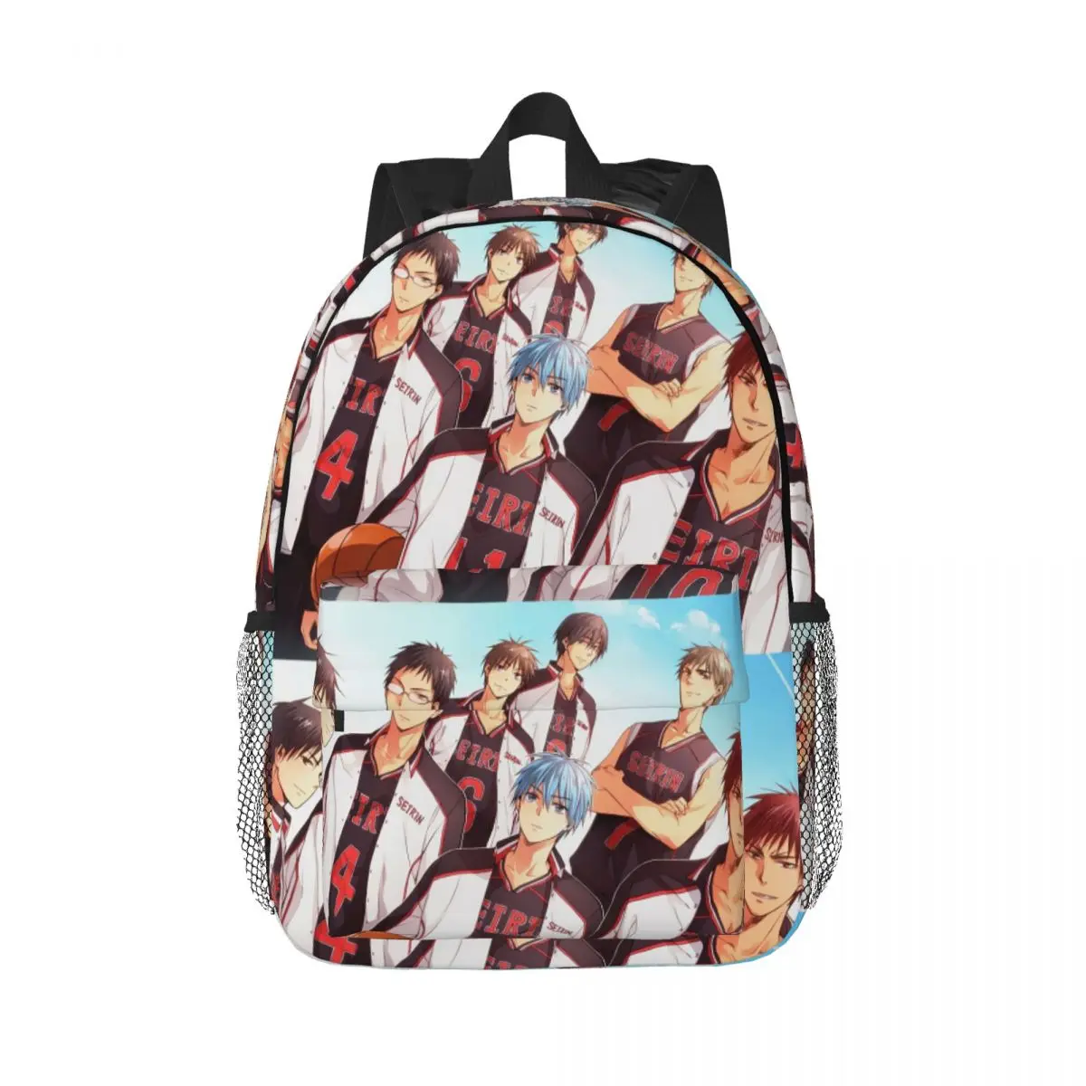Рюкзак Harajuku Basketball Kuroko No Basket Basuke Kaijo, рюкзак для мальчиков и девочек, сумка для книг, сумки на плечо для мужчин и женщин, школьная сумка
Рюкзак Harajuku Basketball Kuroko No Basket Basuke Kaijo, рюкзак для мальчиков и девочек, сумка для книг, сумки на плечо для мужчин и женщин, школьная сумка