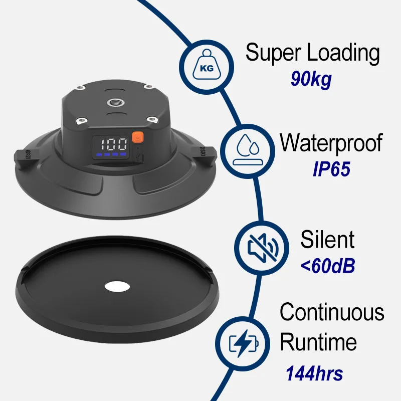 Waterproof 6 Inch Electronic Suction Cup Camera Mounting Bracket Real-time Status Mount for Action Sports Shooting
Waterproof 6 Inch Electronic Suction Cup Camera Mounting Bracket Real-time Status Mount for Action Sports Shooting