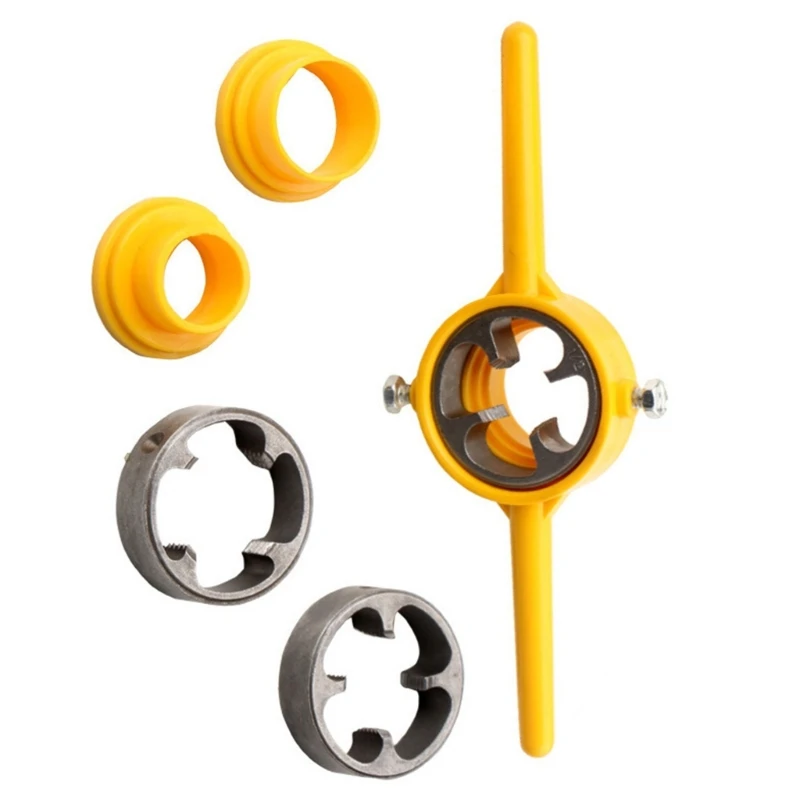 6Pcs Manual Water Pipe Die Set Tool NPT Thread PVC Thread Plumbing Hand Tool 3/4 1in for DIY Enthusiasts
6Pcs Manual Water Pipe Die Set Tool NPT Thread PVC Thread Plumbing Hand Tool 3/4 1in for DIY Enthusiasts