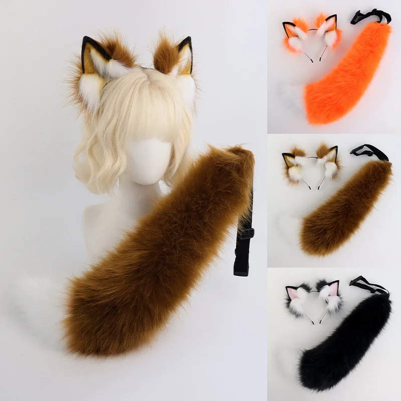 Halloween Fox Handmade Plush Beast Ear Hair Hoop Cosplay Plush Headwear Tail Party DIY Decoration Festival Gifts
Halloween Fox Handmade Plush Beast Ear Hair Hoop Cosplay Plush Headwear Tail Party DIY Decoration Festival Gifts