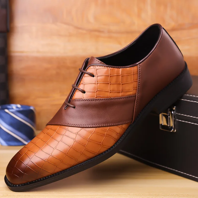 Fashion Men Pointed Toe Dress Shoes Brogues Style Leather Casual Shoes Heels Business Wedding Shoes Big Size
Fashion Men Pointed Toe Dress Shoes Brogues Style Leather Casual Shoes Heels Business Wedding Shoes Big Size