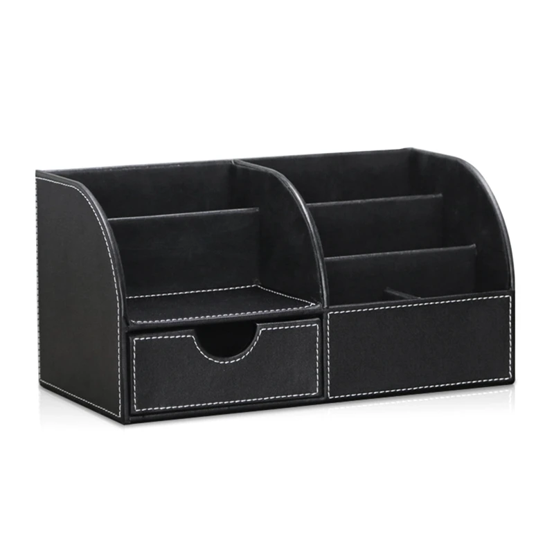 Office Desk Organizer With Drawer, Desk Organizers And Spare Parts With Pen Holder Cute Remote Control Holder Black
Office Desk Organizer With Drawer, Desk Organizers And Spare Parts With Pen Holder Cute Remote Control Holder Black