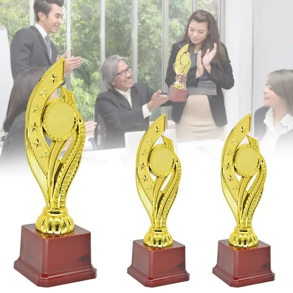 Plastic Competition Trophy Medal 19/24/28.5cm Universal Pentagram Trophy Gold Color Multi Size Sports Meeting Ornament
Plastic Competition Trophy Medal 19/24/28.5cm Universal Pentagram Trophy Gold Color Multi Size Sports Meeting Ornament