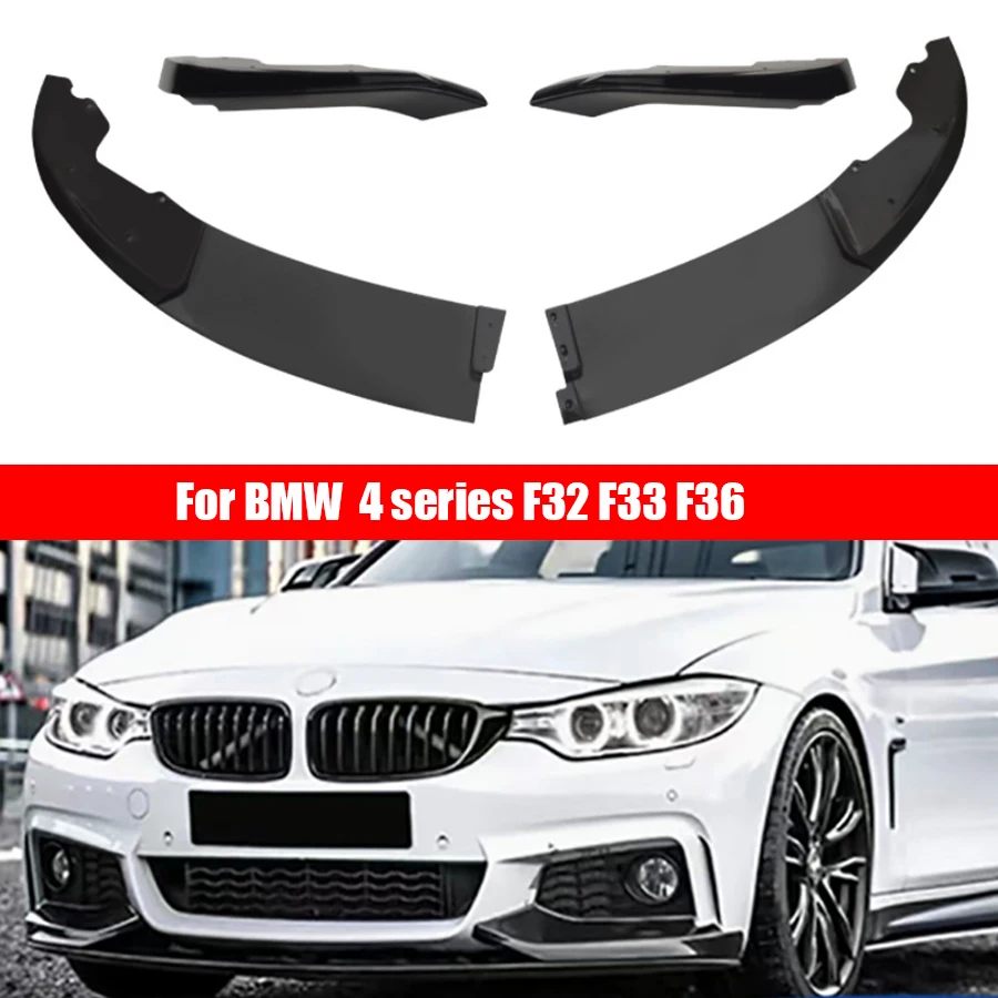 For BMW 4 serie F32 F33 F36 Bright Black Car Front Bumper Lip Front lip glossy black Diffuser Front Chin Spoiler Body Kit
For BMW 4 serie F32 F33 F36 Bright Black Car Front Bumper Lip Front lip glossy black Diffuser Front Chin Spoiler Body Kit