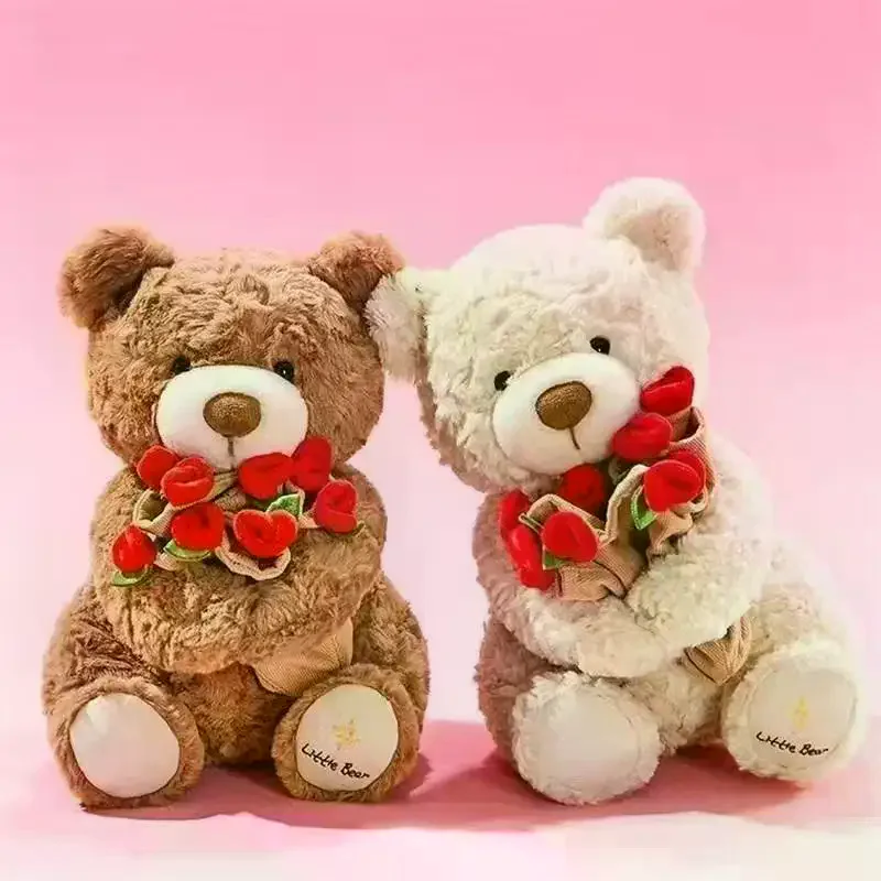 15CM Kawaii Cartoon Anime Love Rose Hat Bear Stuffed Animal Plush Toy Children's Couple Bear Handmade Doll Festival Gift
15CM Kawaii Cartoon Anime Love Rose Hat Bear Stuffed Animal Plush Toy Children's Couple Bear Handmade Doll Festival Gift