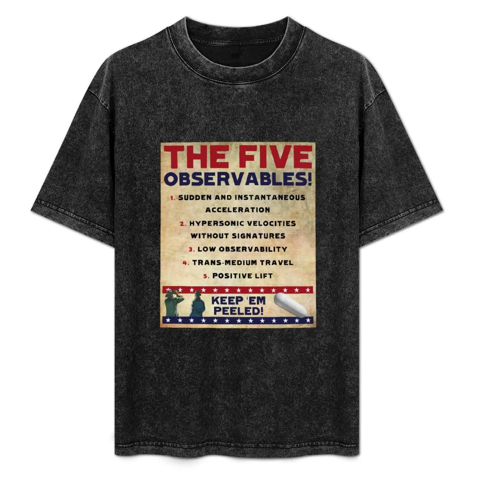 Five Observables (Old Paper Variant) T-Shirt Soft Casual Short Sleeve Cotton Tee
Five Observables (Old Paper Variant) T-Shirt Soft Casual Short Sleeve Cotton Tee