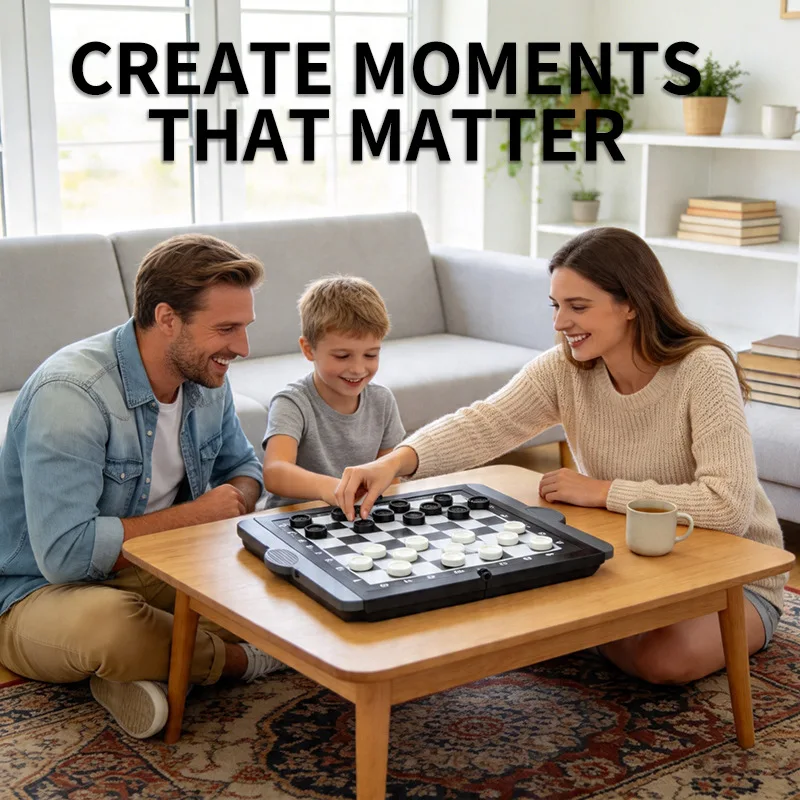 Folding Chess Set Portable Magnetic Travel Board Game Educational Learning Kids Tournament Standard Competition Size
Folding Chess Set Portable Magnetic Travel Board Game Educational Learning Kids Tournament Standard Competition Size