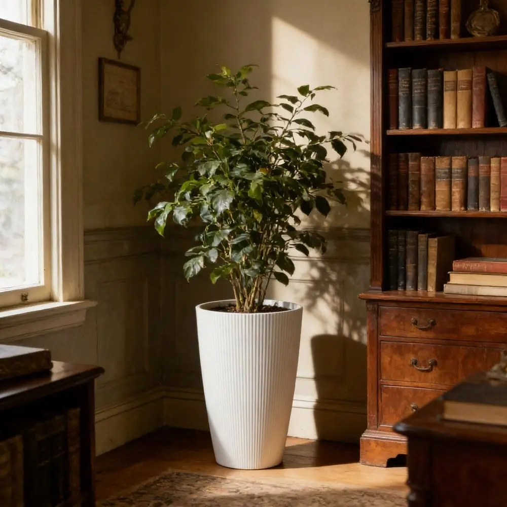 D X 22 H Parker Tall Cream Resin Planter
D X 22 H Parker Tall Cream Resin Planter