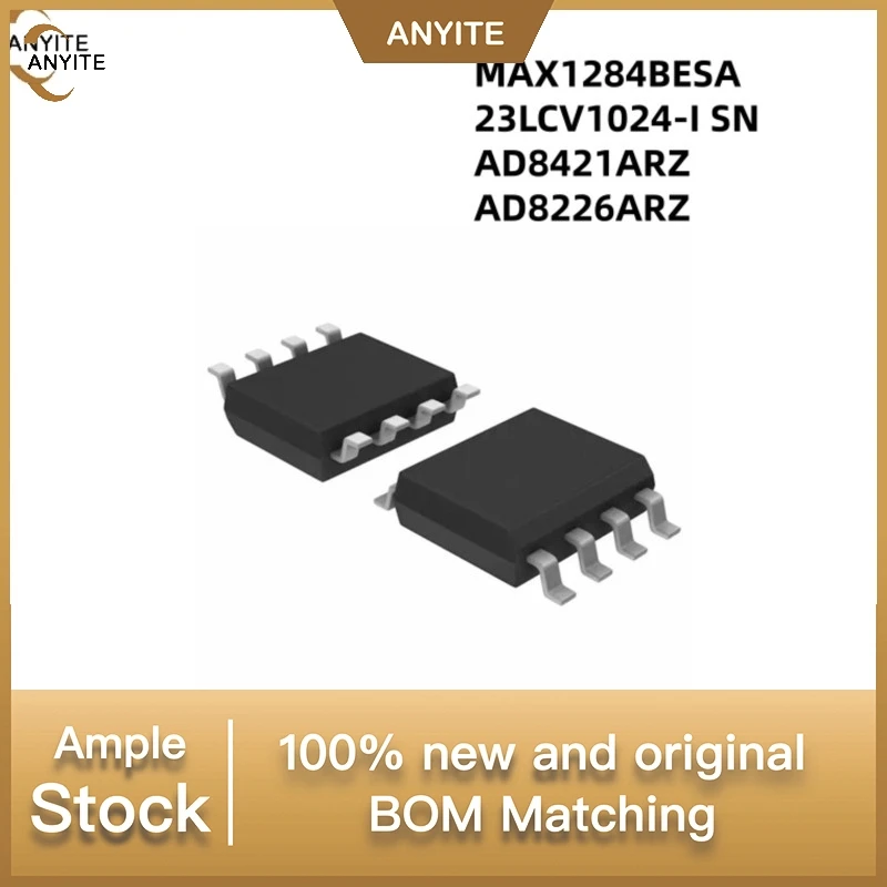 5Pcs/Lot MAX1284BESA MAX1284 MAX1284BES 23LCV1024-I/SN 23LCV1024 23LCV 23LCV1024-I AD8421ARZ AD8226ARZ AD8421 AD8226 SOP8
5Pcs/Lot MAX1284BESA MAX1284 MAX1284BES 23LCV1024-I/SN 23LCV1024 23LCV 23LCV1024-I AD8421ARZ AD8226ARZ AD8421 AD8226 SOP8