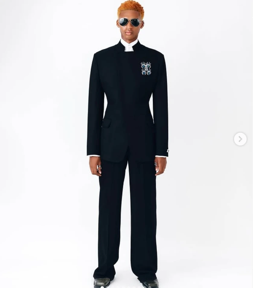 Crystals Black Men Suit Set 2 Pieces Blazer+Pants Trousers Formal Office Cotton Coat Groom Wedding Tuxedo Customized Jacket
Crystals Black Men Suit Set 2 Pieces Blazer+Pants Trousers Formal Office Cotton Coat Groom Wedding Tuxedo Customized Jacket
