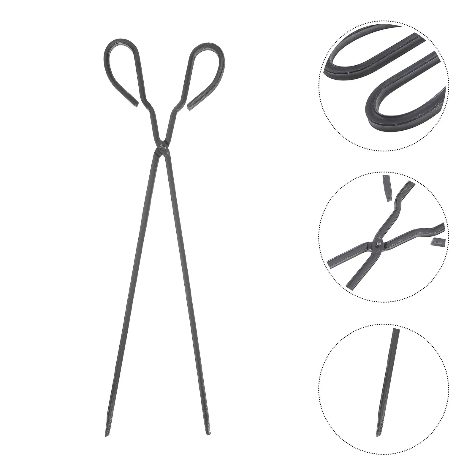 Extra Long Heavy Duty Iron Fire Tongs Thickened Firewood Picker Charcoal Clamp Fireplace Campfire Bbq Tool Fire Charcoal Clamp
Extra Long Heavy Duty Iron Fire Tongs Thickened Firewood Picker Charcoal Clamp Fireplace Campfire Bbq Tool Fire Charcoal Clamp