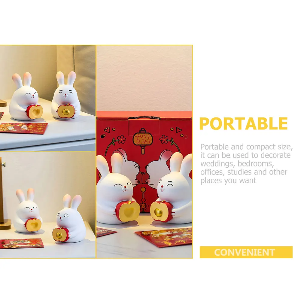 Rabbit naments Resin Statue Wedding Decor Living Room Household Figurine Rabbit Home Accessories
Rabbit naments Resin Statue Wedding Decor Living Room Household Figurine Rabbit Home Accessories