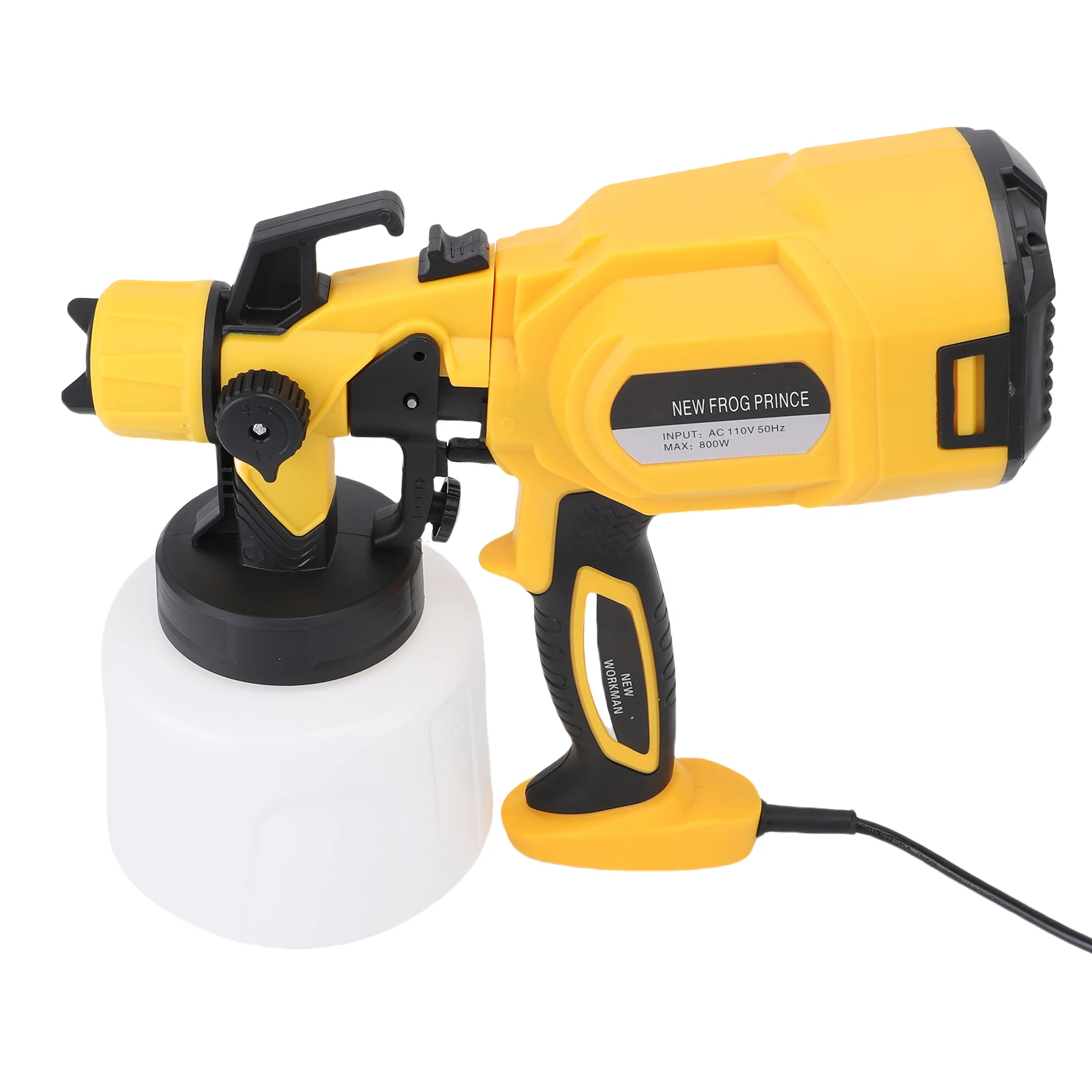 800W Pressure Spray Gun 650ml/min Rate Knob Adjustment Electric Paint Sprayer 0.8/1.8/2.5mm Nozzle for Garden Table Chair
800W Pressure Spray Gun 650ml/min Rate Knob Adjustment Electric Paint Sprayer 0.8/1.8/2.5mm Nozzle for Garden Table Chair